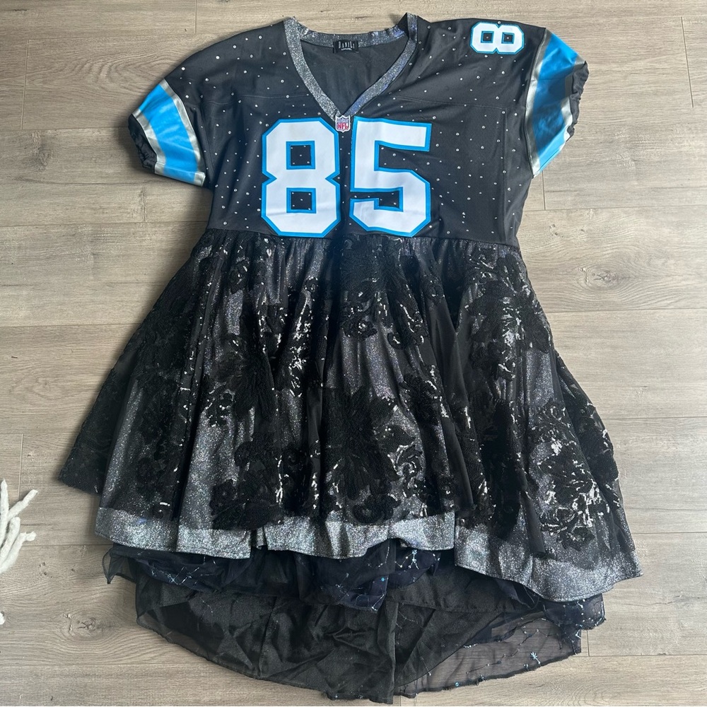 Custom Carolina Panthers jersey dress